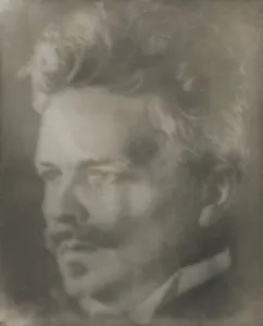 Nordic Museum Prints: August Strindberg, writer (1849-1912), self-portrait, 1906-07. Creator: August Strindberg