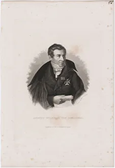 August Wilhelm von Schlegel (1767-1845). Artist: Mayer, Carl (1798-1868) August Wilhelm von Schlegel (1767-1845). Artist: Mayer, Carl (1798-1868)