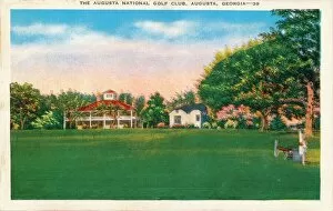Mackenzie Collection: Augusta National Golf Club House, c1935