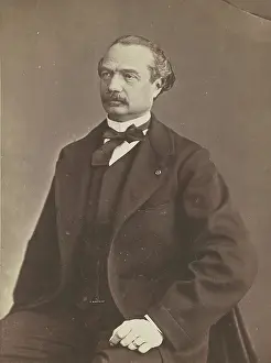Historian Prints: Auguste Maquet, negative 1860-1861; print 1870-1879. Creator: Nadar