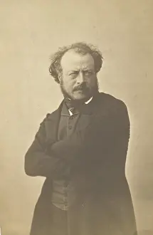 Felix Prints: Auguste Preault, 1854-1855. Creator: Nadar