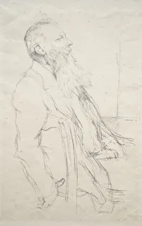 Auguste Rodin, 1897. Creator: William Rothenstein (British, 1872-1945)