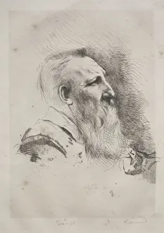 1849 1934 Prints: Auguste Rodin, 1900. Creator: Albert Besnard (French, 1849-1934)