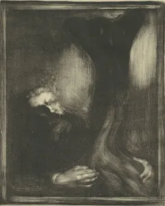 Carriere Prints: Auguste Rodin, 1900. Creator: Carriere, Eugene (1849-1906)
