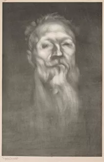 Eugène Carrière Gallery: Auguste Rodin. Creator: Eugene Carriere (French, 1849-1906); Lemercier