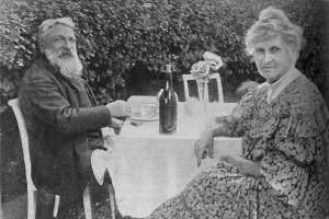Wheeler Gallery: Auguste Rodin - Rodin and his Wife in their Garden at Meudon, c1925