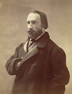 Playwright Prints: Auguste Vacquerie, litterateur [writer], c1855-1859. Creator: Nadar