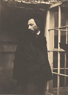 [Auguste Vacquerie at Marine Terrace], 1855. Creators: Charles Hugo, Auguste Vacquerie