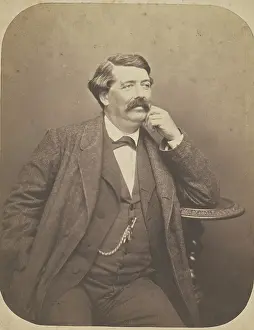 Ownership Prints: Auguste Villemessant, 1860-1861. Creator: Nadar