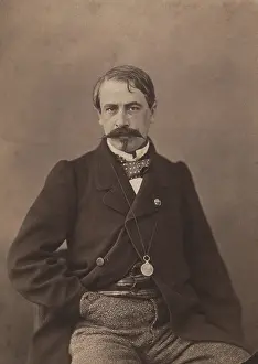 Chain Prints: Auguste Vitu, journaliste, 1860-1861. Creator: Nadar