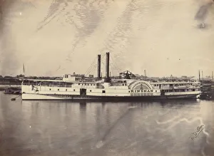 Augustine Heard & Co. Steamer Kinshan, 1865. Creator: Sylvester Dutton