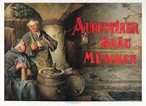 Augustiner Bräu München, 1920s. Creator: Linderum, Richard (1851-1926)