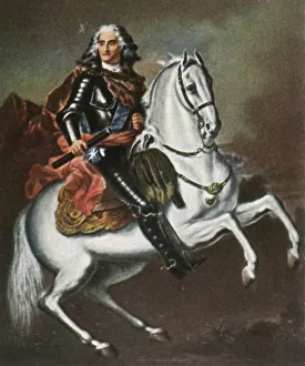 Le Jeune Prints: Augustus II the Strong, 1718, (1936). Creator: Unknown