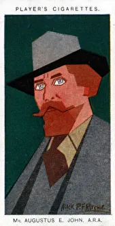 Alick Pf Gallery: Augustus John, British painter, 1926.Artist: Alick P F Ritchie