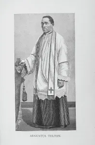 Surplice Prints: Augustus Tolton, 1887. Creator: Unknown