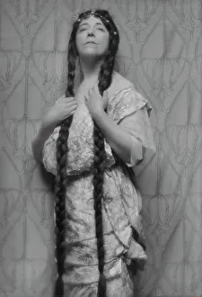 Braided Prints: Auld, Gertrude (Mrs. Thomas), portrait photograph, ca. 1914. Creator: Arnold Genthe