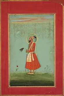 Colour On Paper Prints: Aurangzeb, c. 1770. Creator: Unknown