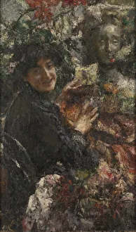 Antonio 1852 1930 Prints: Aurelia, c. 1906. Artist: Mancini, Antonio (1852-1930)