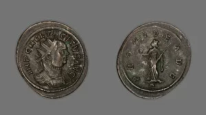 Billon Gallery: Aurelianus (Coin) Portraying Emperor Tacitus, 276 (January-June), issued by Tacitus