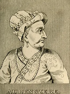 Emperor Aurangzeb Prints: Aurengzebe, (1618-1707), 1830. Creator: Unknown