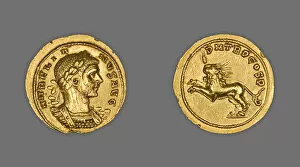 Numismatics Collection: Aureus (Coin) Portraying Emperor Aurelian, 272, issued by Aurelian