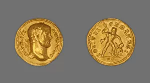 Diokletian Gallery: Aureus (Coin) Portraying Emperor Diocletian, 294-305, issued by Diocletian