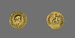Aureus (Coin) Portraying Emperor Vespasian, 70. Creator: Unknown