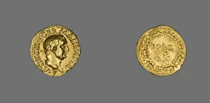 Aureus (Coin) Portraying Emperor Vitellius, 69 (late April-December). Creator: Unknown