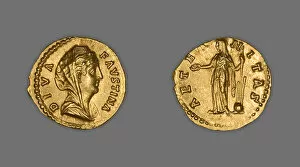 Aureus (Coin) Portraying Empress Faustina the Elder, 141-161, issued by Antoninus Pius