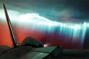 Radiation Prints: Aurora Australis, April 1994