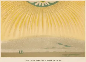 Aurora Borealis or Northern Lights observed from northern Norway, 10 October 1868, (1906)