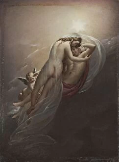 Anne Louis Girodet De Roucy Trioson French Collection: Aurora and Cephalus, c.1810. Creator: Anne-Louis Girodet de Roucy-Trioson (French, 1767-1824)