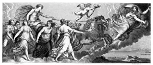 Guido Prints: Aurora (Dawn), 1613-1614 (1870). Artist: Perrichon