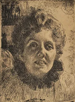 Aurore Oxenstierna-Klintberg, 1909. Creator: Anders Leonard Zorn