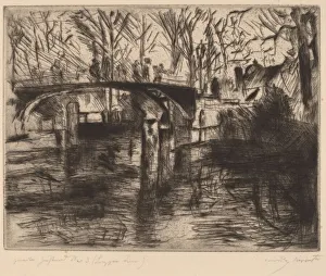 Berlin Germany Prints: Aus Dem Tiergarten (From the Tiergarten), 1920. Creator: Lovis Corinth