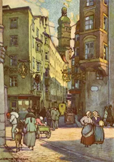 Universitats Gallery: Aus Der Altstadt, (The Old Town), c1929. Creator: Unknown