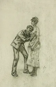 Semi Naked Prints: Auscultation, 1893. Creator: Félicien Rops