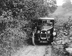 Austin 12 / 4 Windsor saloon taking part in the North West London Motor Club Trial, 1 June 1929