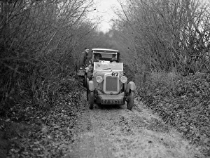 Austin 7 Boyd Carpenter 2-seater sports of GBL Willis taking part in the Inter-Varsity Trial, 1930