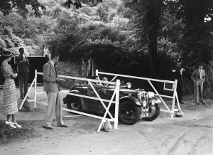 Austin 7 of CD Buckley, winner of a premier award at the MCC Torquay Rally, July 1937