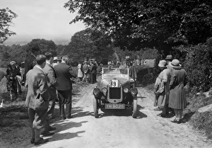 Motor Racing Team Prints: Austin 7 Cup Model of Miss J Sander of the London Centre Team at the JCC Inter-Centre Rally