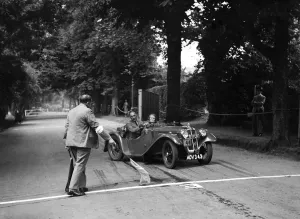 Orford Prints: Austin 7 of JG Orford, winner of a premier award at the MCC Torquay Rally, July 1937