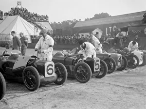Goodacre Prints: Austin 747 cc works racers of C Goodacre and JD Barnes
