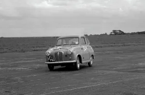 Austin A35 at 750 MC 6 hour relay race Silverstone 1957