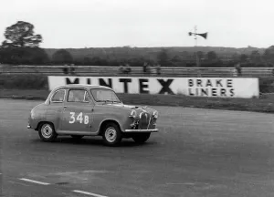 Northamptonshire Prints: Austin A35 at 750 MC 6 hour relay race Silverstone 1957