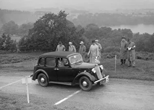 Norton Prints: Austin Cambridge saloon of T Norton competing in the South Wales Auto Club Welsh Rally
