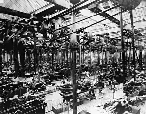 Production Line Prints: The Austin car factory at Longbridge, Birmingham, 1913