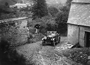 Austin Chummy of PW Sherrin competing in the JCC Lynton Trial, 1932. Artist: Bill Brunell