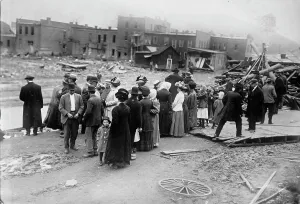 Shocked Prints: Austin Dam Disaster, on bank of Sinnemahoning Creek