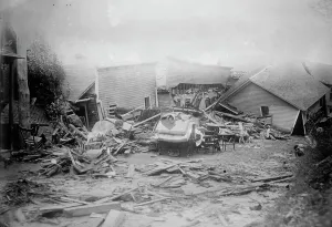 Failed Prints: Austin/Dam Flood, wreck of School House